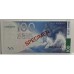 ESTONIA 1999 . ONE HUNDRED 100 KROONI BANKNOTE . SPECIMEN